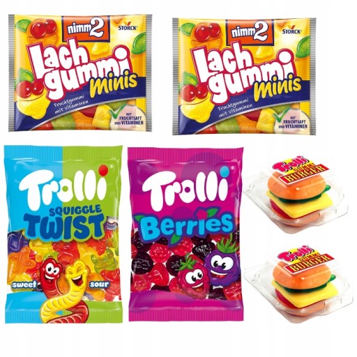 Súprava sladkostí s Jelly Beans Darček želé Nimm2 Trolls ku Dňu detí