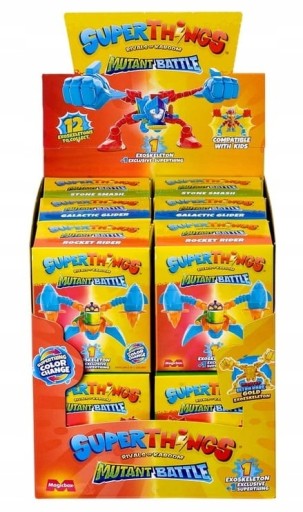 Super Zings Things Mutant Battle 12 série Exoskeleton