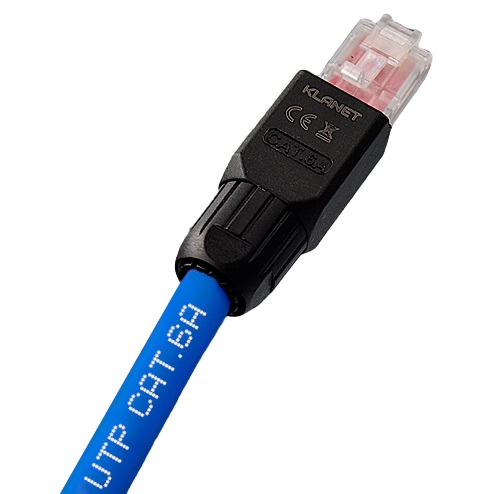 ZÁSTRČKA RJ45 UTP ZÁSTRČKA KAT.6A SKRUTOVANÁ BEZ NÁRADIA