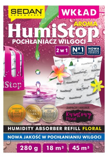VLOŽKA DO HUMISTOP ODVLHČOVAČA VZDUCHU HUMISTOP FLORAL