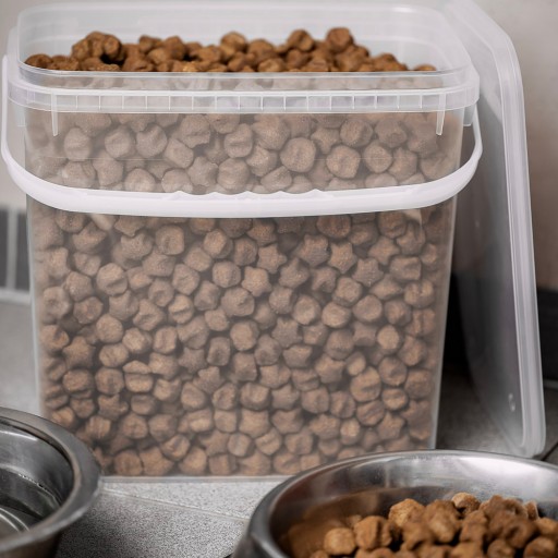 OBDŽNÍKOVÉ VEDRO 10L so schválením FOOD, priehľadné