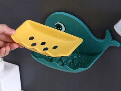 Miska na mydlo pre nádobu na mydlo do kúpeľa WHALE