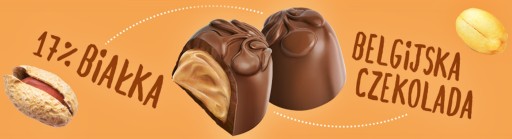 Pralinky s arašidovým maslom BEZ CUKRU 33g Feel Fit