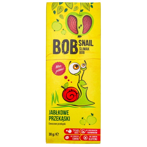 BOB SNAIL JABLKO SLIMÁK 100% JABLKÁ 30G