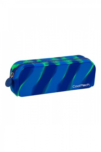 Coolpack Zebra silikónový školský peračník, púzdro Blue Z11772