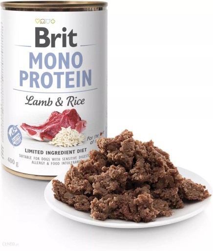 Brit Mono Proteín jahňacina a ryža 400g Shih Tzu