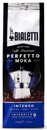 BIALETTI Perfetto Moka INTENSO mletá káva 250g