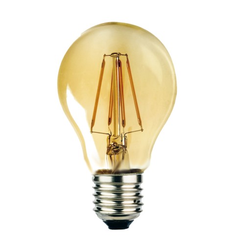 Dekoratívna LED žiarovka COG Filament A60 E27 12W