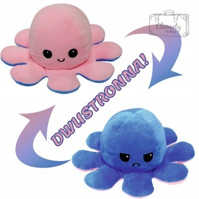 Octopus Plyšová hračka Obojstranný plyšový maskot Octopussy