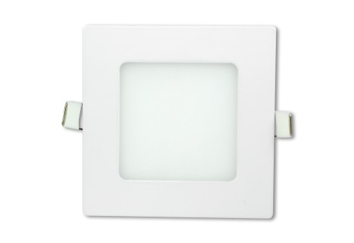 LED panelové vstavané stropné svietidlo 6W biele