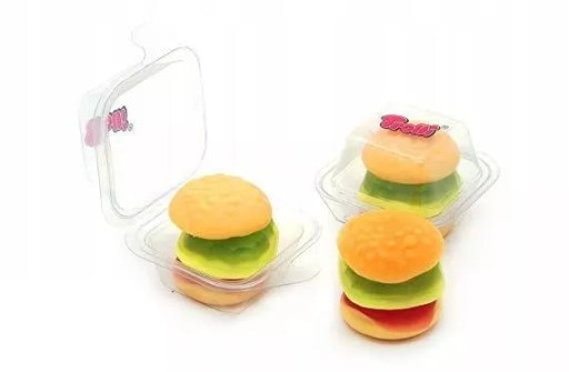 Trolli Mini Burger želé, ovocná príchuť, 1 ks x 10 g