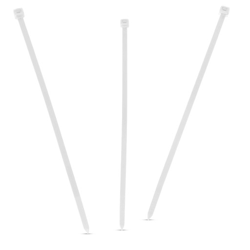 100x sťahovacie pásky Káblové pásky Zipsy 4,8 x 300 mm Silné UV sťahovacie pásky