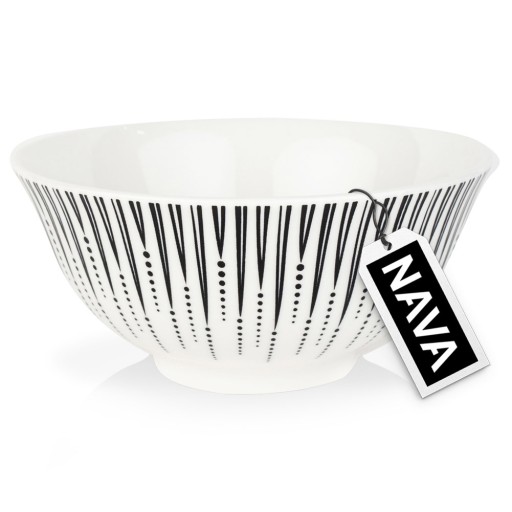 Miska MISKA na polievku, vločky, šaláty, snacky, porcelánová miska na šalát, 600 ml