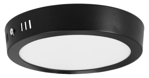 Prisadený LED panel 12W, neblikajúci CCD, okrúhly, silný, neutrálny
