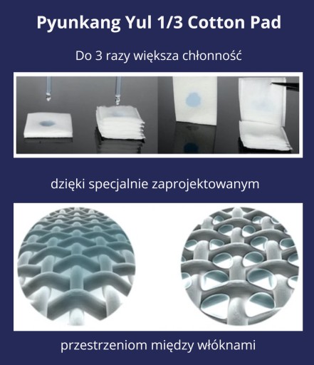 Mimoriadne účinné kozmetické tampóny Pyunkang Yul
