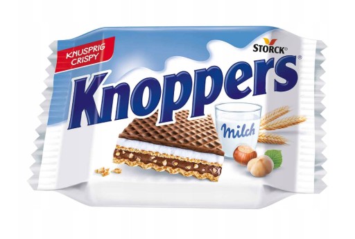 Storck Knoppers Vafle oriešková tyčinka Kakao so smotanovými oblátkami 3x25g 75g