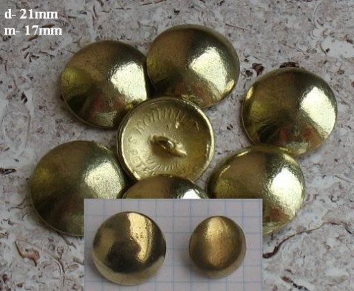 GOMBÍKOVÉ TLAČIDLÁ (3) hladké 17 mm