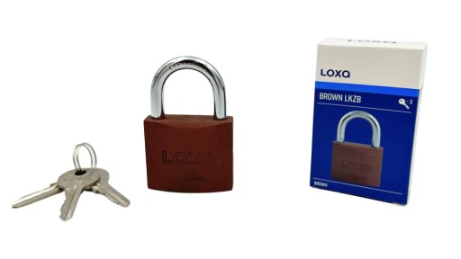 Visiaci zámok GERDA LOXA BROWN S60, liatinový