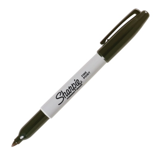Sharpie Fine Permanent Marker Black F 1,0 mm