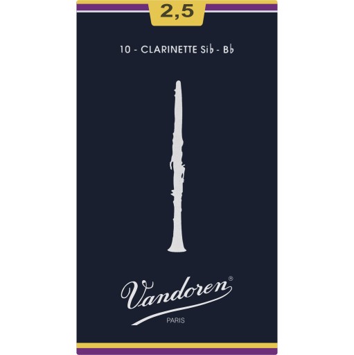 Bb 2,5 klarinetový plátok Vandoren Classic Blue CR1025 1 ks.