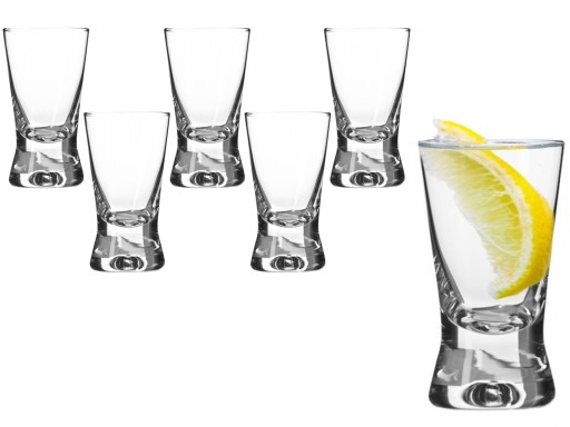 Tradičný pohár na vodku KROSNO Shot 6x