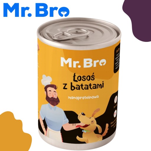 Pán. Bro Losos so sladkými zemiakmi 400g – Monoproteín – BEZ KURČA