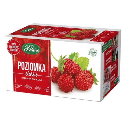 BiFix Classic Jahoda ovocný čaj, 20x2,5g