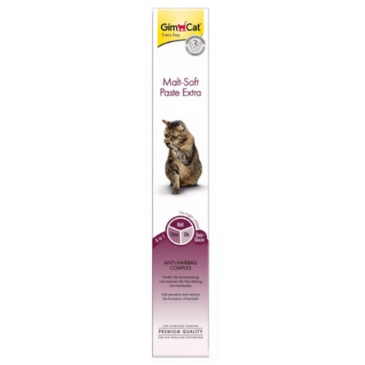 GIMCAT Malt-Soft Extra Pasta na odstraňovanie srsti pre mačky Malt-Soft Extra 50g