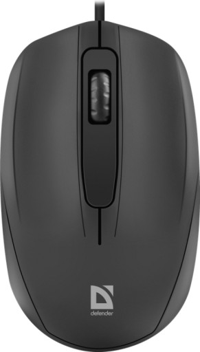 Káblová myš Defender Alpha MB-507, tichá, bez kliknutia, 1000 dpi x2