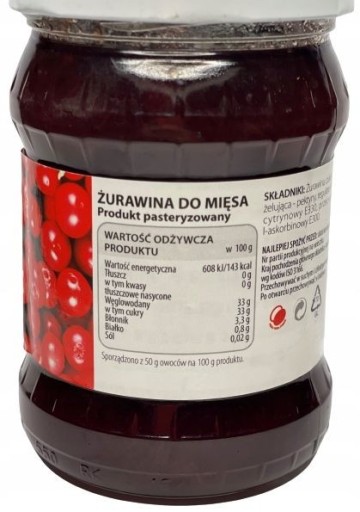 BRUSNICE NA MÄSO A SYR 320g Leśne Skarby - Vysoká kvalita