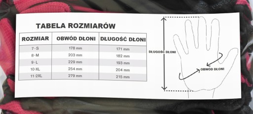 PETRAX Nylonové latexové pracovné rukavice, 1 pár, veľkosť 7 S