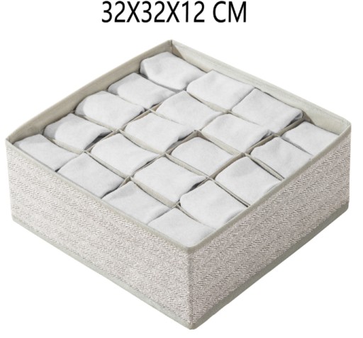 ORGANIZÁTOR NA SPODNÉ PRÁDLO PONOŽKY DO ŠATNÍKOVEJ ZÁSUVKY 20 priehradiek 32x32x12