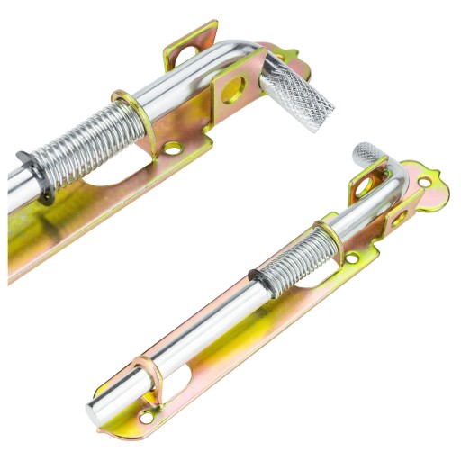 GATE LOCK s pružinou 180 mm, odpružený pre bránu s visiacim zámkom