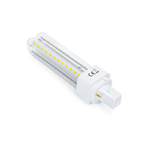 LED PLC žiarovka G24d-3 CCD trubicová 2U 230V 11W 1070Lm 4000K NEUTRÁLNA farba