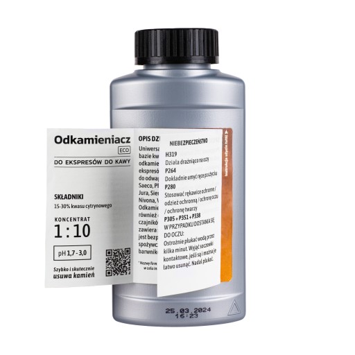 Odstraňovač vodného kameňa pre kávovar PHILIPS SAECO KRUPS MELITTA Universal 250 ml