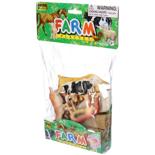 FARMÁRSKE ZVIERATÁ FARMA OVCE KRAVA KONE KOZ OSL OŠÍPANÉ 1Z