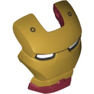 LEGO 10907 10908pb16 Iron Man Prilba a maska (1g)