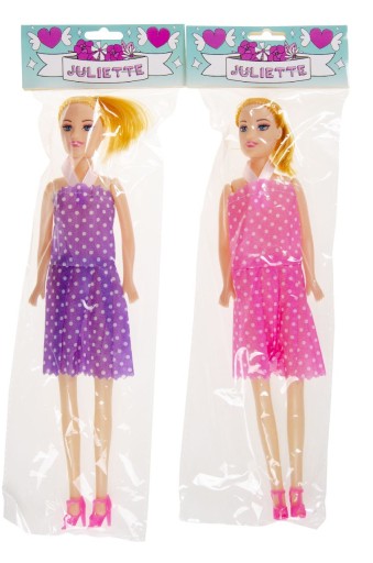 BÁBIKA JULIETTE 26cm figúrka bábiky, ružové šaty