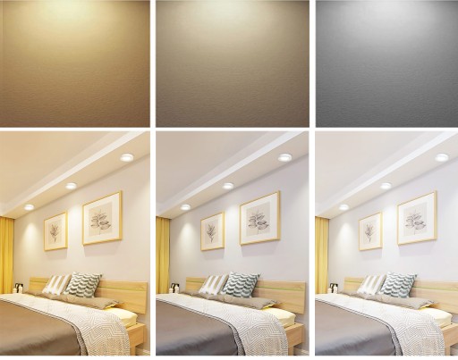 LED pod omietku E6 9W 3000K 14,5x14,5cm 720l