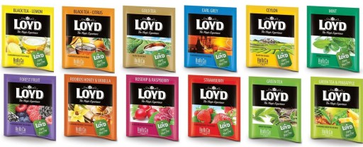 LOYD TEA 8 NÁHODNÝCH KUSOV - NÁPLŇ hrnčekov