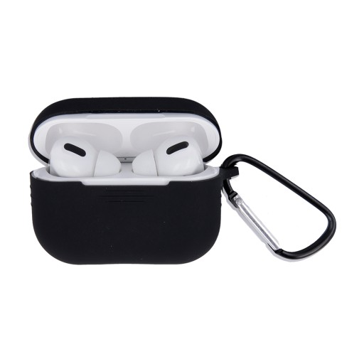 Puzdro na Airpods 3, čierne, s háčikom