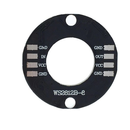 735 Ring 8 WS2812B 5050 RGB LED diódy