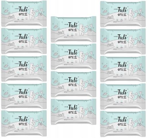 Luba Tuli vlhčené obrúsky pre deti s aloe 60ks x 3ks
