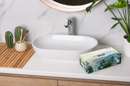 Najlepšie neparfumované vreckovky Lambi Nature, balenie 90 kusov