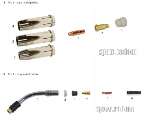 Kontaktný hrot pre KEMPPI vhodný pre 1,6 mm / 2 ks