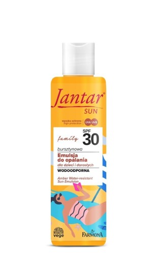 Jantar Sun 200 ml emulzia na opaľovanie s SPF 30 Farmona