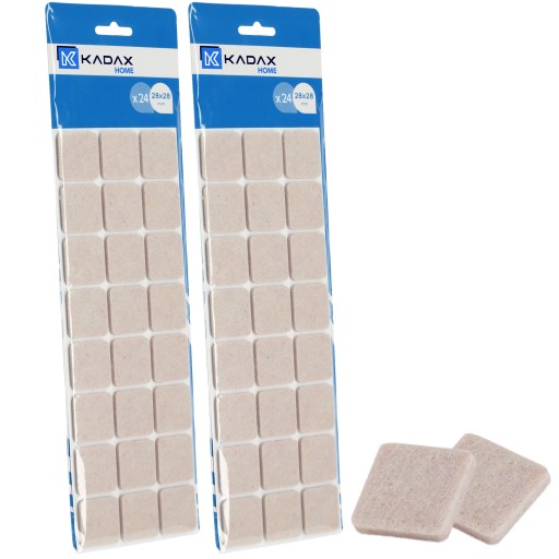 48x PLSTENÉ PODLOŽKY NA NÁBYTOK A STOLIČKY, SAMOLEPIACI, HRUBÝ SET