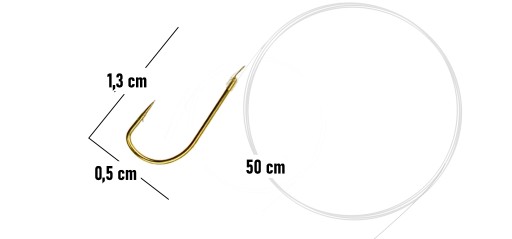 Háčiky SODE TIED, READY náväzce, 10 ks, veľkosť 10