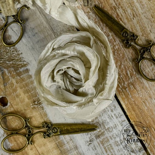 Vintage OLD FASHION RIBBON ľanová stuha
