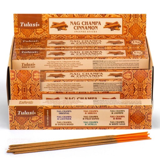 Vonné tyčinky Tulasi Nag Champa - ŠKORICA - Škorica
